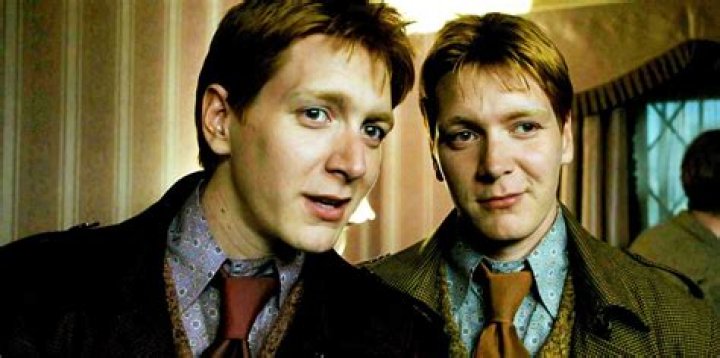 Are Fred and George from Harry Potter actually twins?