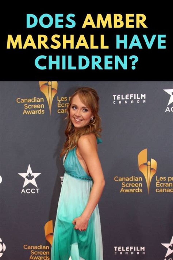 Does Amber Marshall have a child?