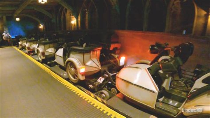 How fast is the Harry Potter motorcycle ride?