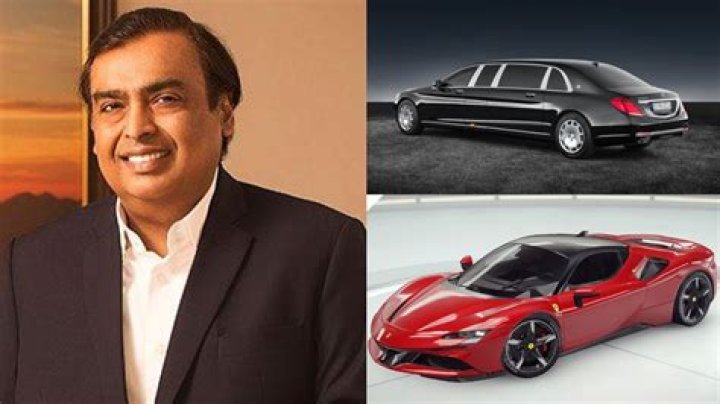 How many cars Mukesh Ambani have?
