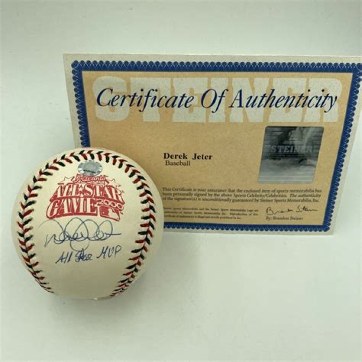 How much is a Derek Jeter autographed baseball worth?