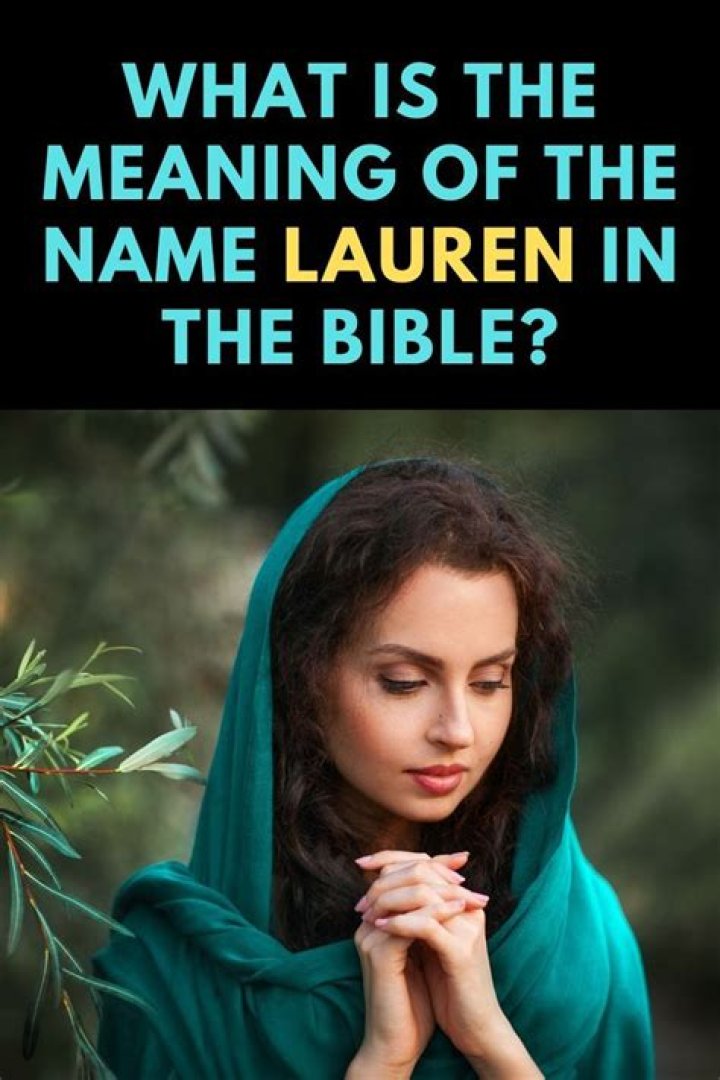 Is there a Lauren in the Bible?