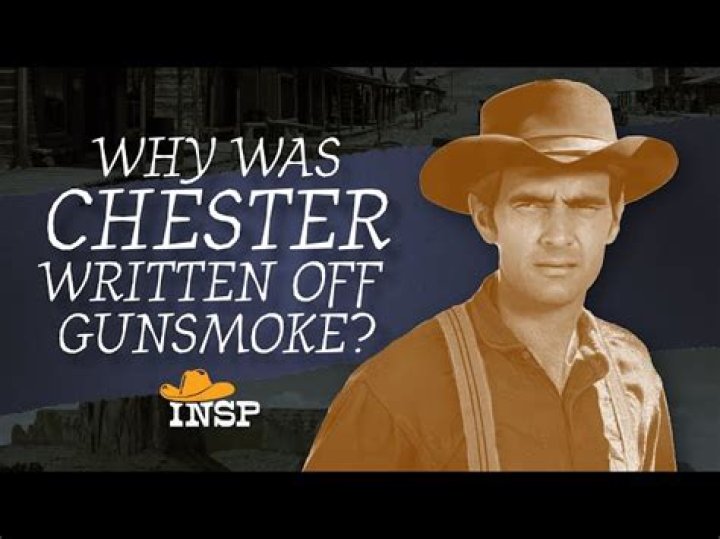 Why was Chester written out of Gunsmoke?